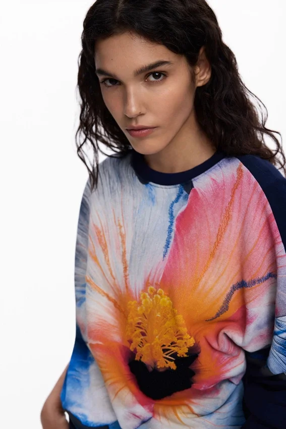 Sweatshirt Big Flower Sweatshirt Big Flower
