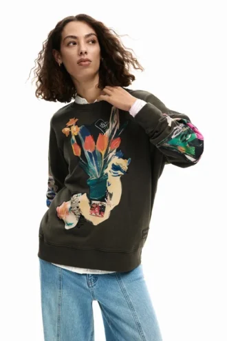 Sweatshirt Collage Drawing