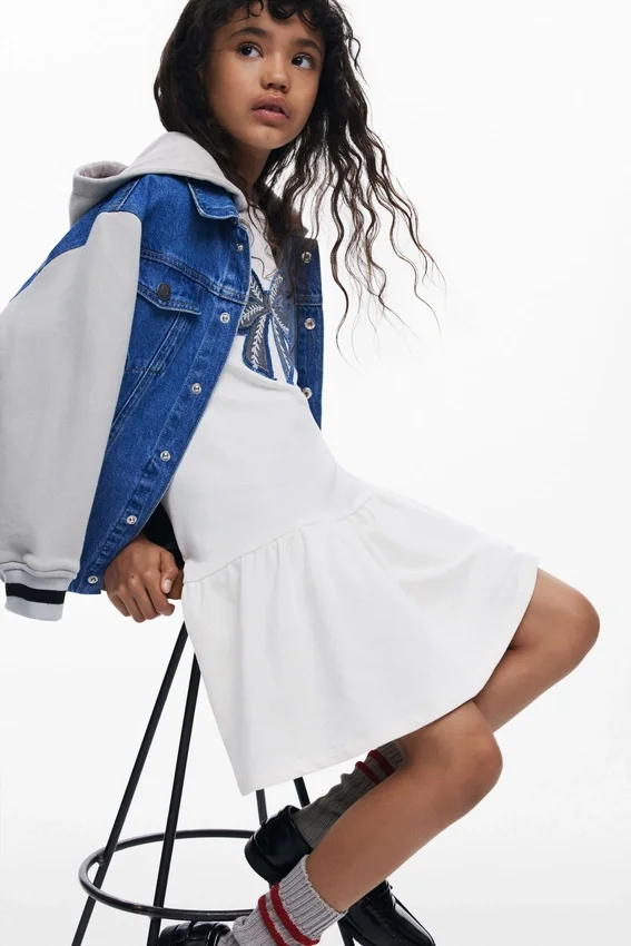 Sweatshirt Dress Bow Sweatshirt Dress Bow