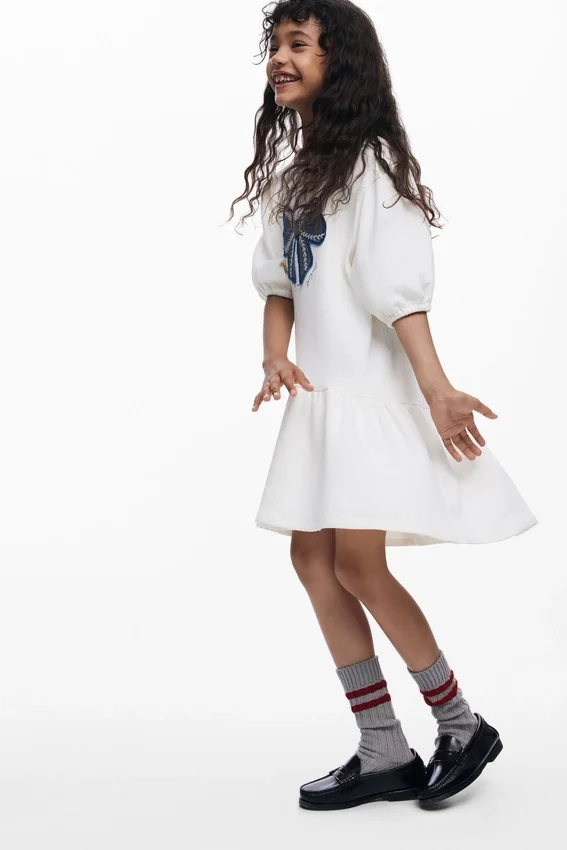 Sweatshirt Dress Bow Sweatshirt Dress Bow