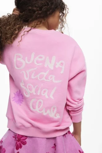 Sweatshirt Embroidered Sun