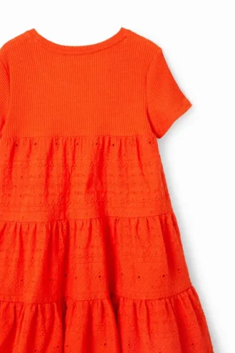 Swiss Embroidery Combination Dress