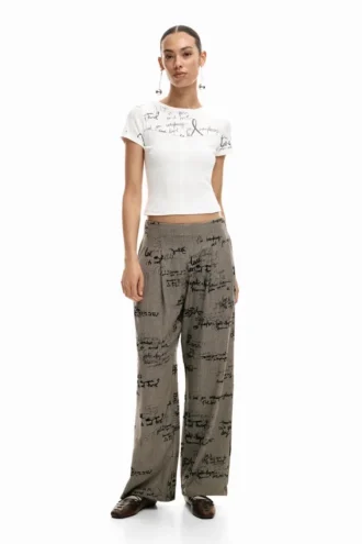 T-Shirt Rib Lettering
