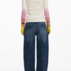 T-Shirt with Printed Sleeves T-Shirt with Printed Sleeves