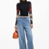 T-Shirt with Transparent Sleeves T-Shirt with Transparent Sleeves