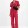 Tailored Floral Lace Trousers