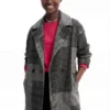 Tailored Patchwork Wool Coat Tailored Patchwork Wool Coat