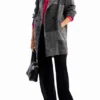 Tailored Patchwork Wool Coat Tailored Patchwork Wool Coat
