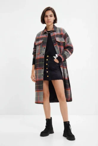 Tartan Overshirt Coat