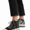 Tartan Platform High-Top Sneakers Tartan Platform High-Top Sneakers