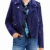 Textured Biker Jacket