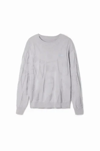 Textured Knit Sweater