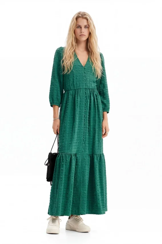 Textured Long Dress Textured Long Dress