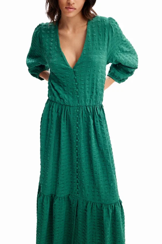 Textured Long Dress Textured Long Dress