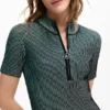 Textured Zipper Dress Textured Zipper Dress