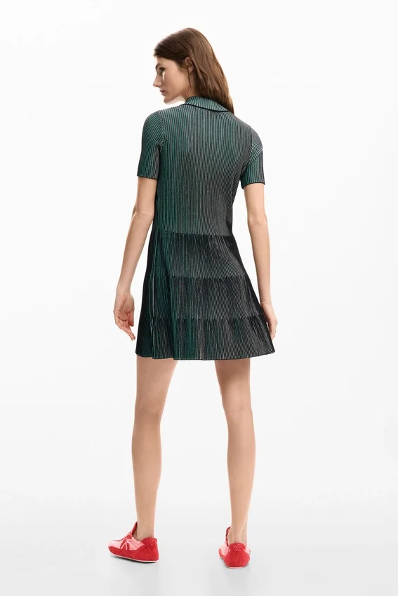 Textured Zipper Dress Textured Zipper Dress