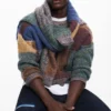 Thick Patchwork Sweater