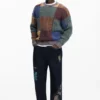 Thick Patchwork Sweater