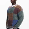 Thick Patchwork Sweater