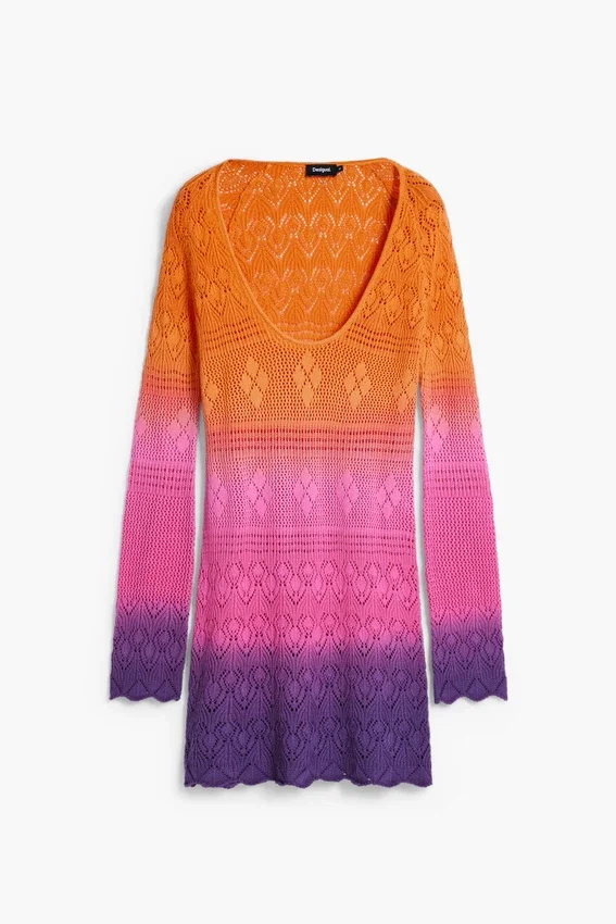 Tie-Dye Crochet Dress Tie-Dye Crochet Dress