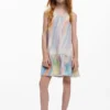 Tie-Dye Denim Dress Tie-Dye Denim Dress