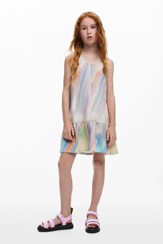 Tie-Dye Denim Dress Tie-Dye Denim Dress