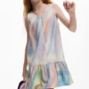 Tie-Dye Denim Dress Tie-Dye Denim Dress