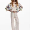 Tie-Dye Denim Jacket