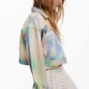 Tie-Dye Denim Jacket
