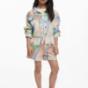 Tie-Dye Denim Jacket
