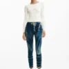 Tie-Dye Denim Pants Tie-Dye Denim Pants