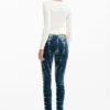 Tie-Dye Denim Pants Tie-Dye Denim Pants