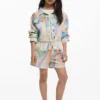Tie-Dye Denim Shorts Tie-Dye Denim Shorts