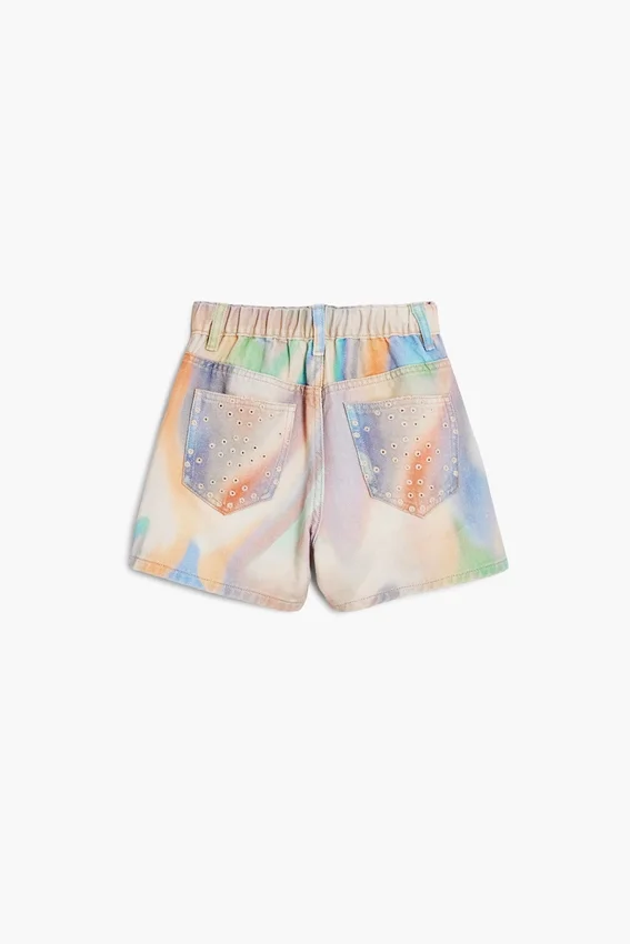 Tie-Dye Denim Shorts Tie-Dye Denim Shorts
