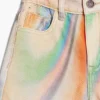 Tie-Dye Denim Shorts Tie-Dye Denim Shorts