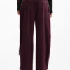 Tie-Dye Trousers with Zippers