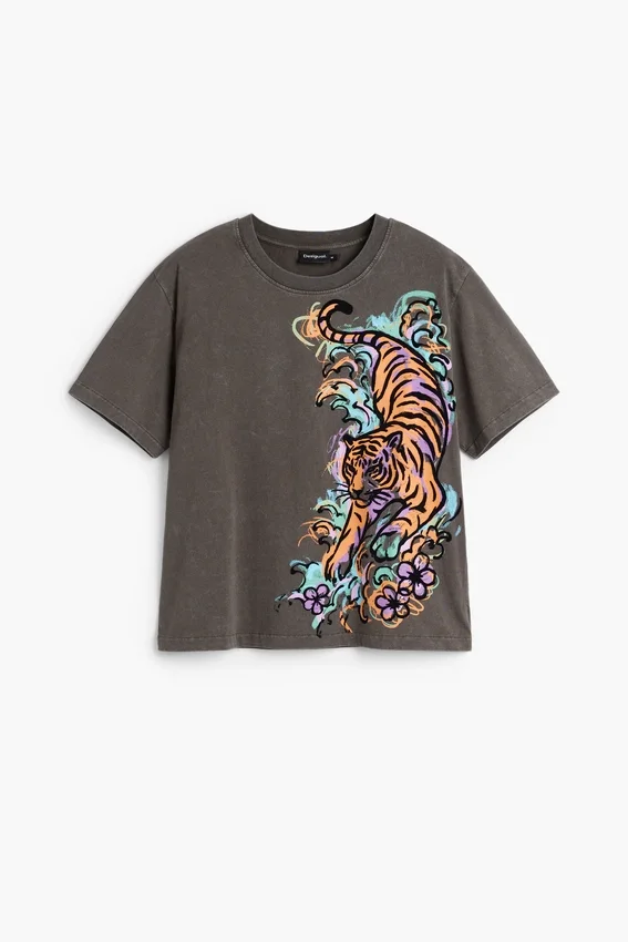 Tiger T-Shirt 100% Cotton Tiger T-Shirt 100% Cotton