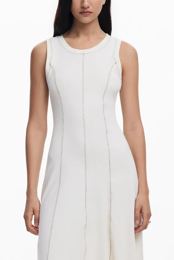 Topstitched Dress Topstitched Dress