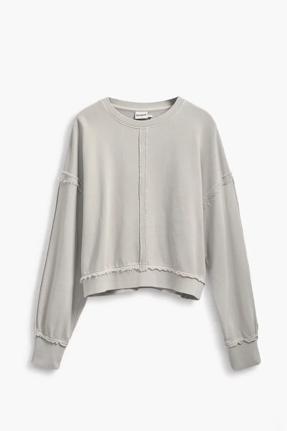 Topstitched Sweatshirt Topstitched Sweatshirt