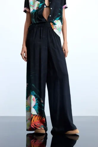 Tropical Fluid Trousers