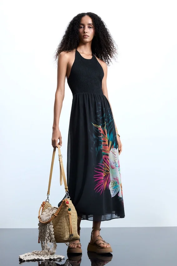 Tropical Halter Dress Tropical Halter Dress