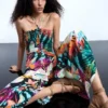 Tropical Printed Jumpsuit