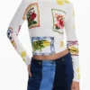 Tropical Stamps Sweater