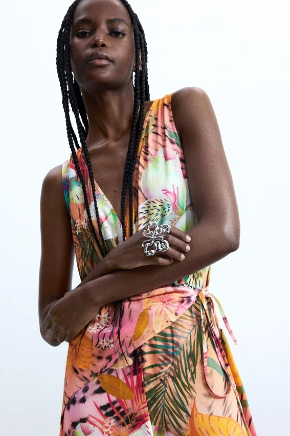 Tropical Wrap Jumpsuit Tropical Wrap Jumpsuit