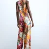 Tropical Wrap Jumpsuit Tropical Wrap Jumpsuit