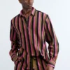 Two-Tone Striped Shirt