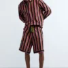 Two-Tone Striped Shirt