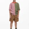 Two-Tone Striped T-Shirt