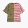 Two-Tone Striped T-Shirt