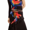 Tyler Mcgillivary Parrot Midi Skirt Tyler Mcgillivary Parrot Midi Skirt